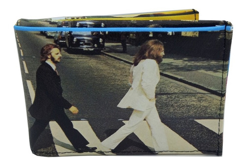 Billetera De Eco Cuero! Impermeable. Modelo The Beatles!