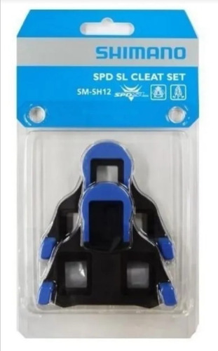 Calas Ruta Shimano Sm-sh12 Spd Azul Chocles Pedales
