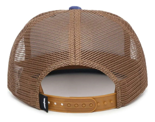 Gorra Trown Visera Plana Con Ajustable Urbano Salas Azul Marino Ajustable Lisa