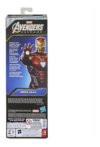 Iron Man Figura De Accion 12 Pulgadas Titan Hero Series