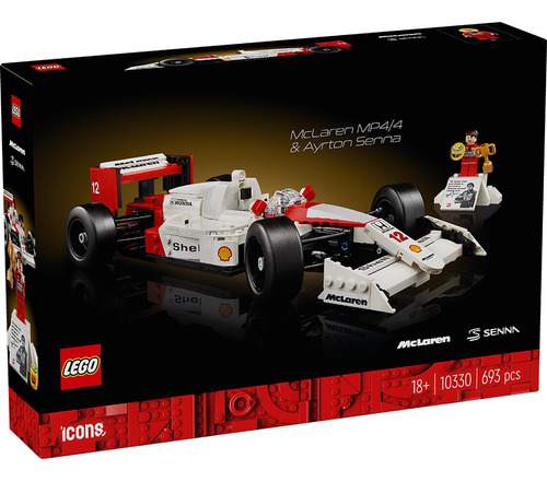 Lego Speed Icons Mclaren Mp4/4 Ayrton Senna 10330 / Diverti