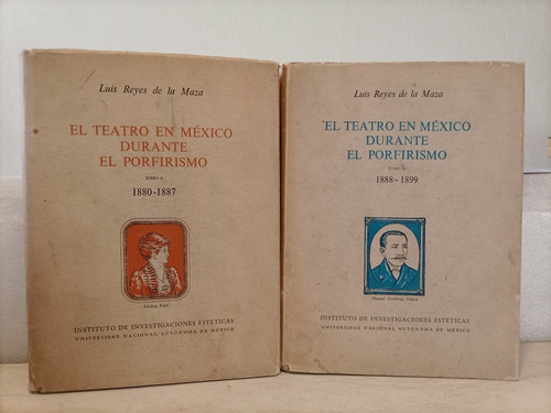 Libros Libro. Dos Ejemplares Sobre El Teatro En México 