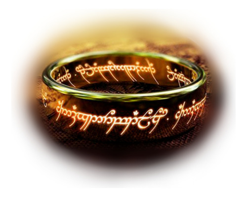 Anillo Mágico Único Brilla En La Oscuridad Tolkien Hobbit Nf