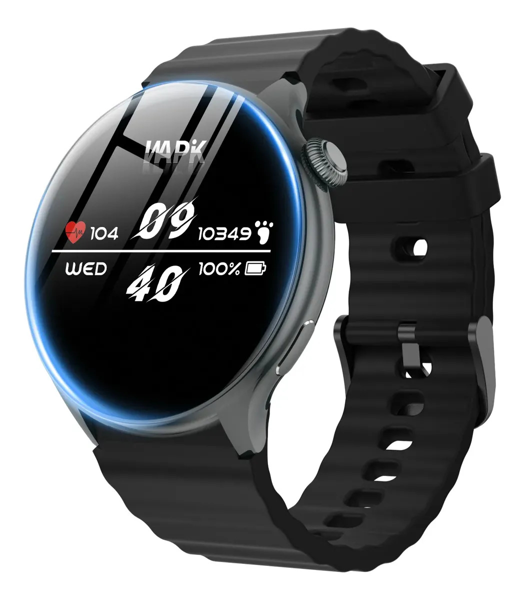 Smartwatch Wapik Y5 Reloj Inteligente Bluetooth Con Llamadas Pantalla Hd 1.46'' Ip68 Para Mujer Hombre Notificaciones Whatsapp Control De Música Monitor De Salud Marca Coreana
