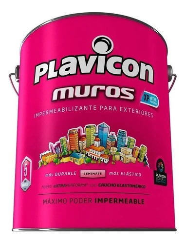 Plavicon Muros Y Frentes Impermeabilizante 1,25kg Pintumm