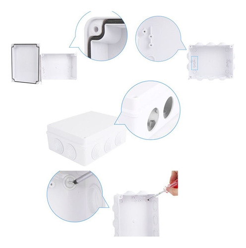 Caja Estanca 150x150x70 ,caja De Derivación, Pack 5 Unidades