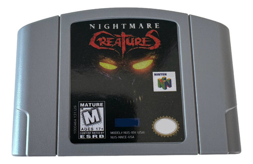 Nightmare Creatures N64 Ingles R Pro