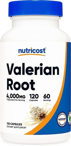Original Nutricost Raíz De Valeriana, 1000 Mg, 120 Cap