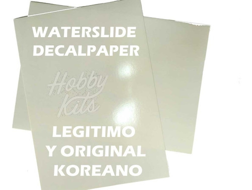 12 Hojas Calcomanias Al Agua Waterslide Decalpaper Inkjet
