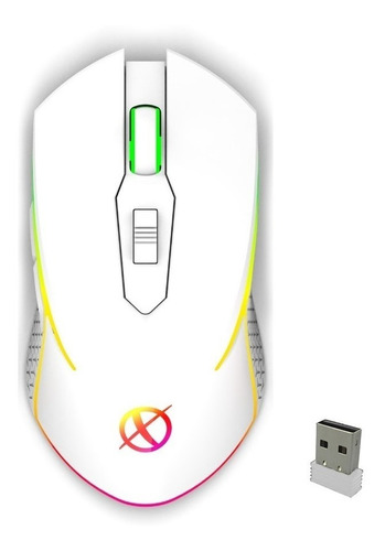 Mouse Xinua M7 Recargable Sleep Luz Rgb 800-1200 Dpi Usb 2.5