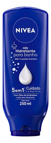  Loção Deo-Hidratante para Banho Nivea Milk Frasco 250ml