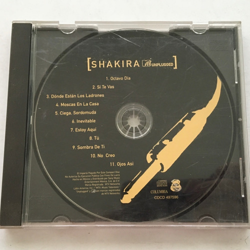 Cd Original Shakira