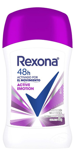 Desodorante Antitranspirante Rexona Active Emotion X 50 G