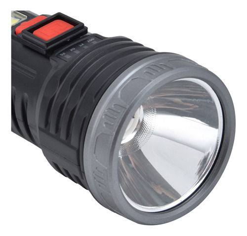 Linterna Led Cob, Luz Lateral Con Carga Usb, Ultrabrillante