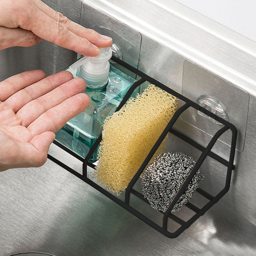 Estante Organizador Adhesivo Para Baño Y Cocina En L, Storag