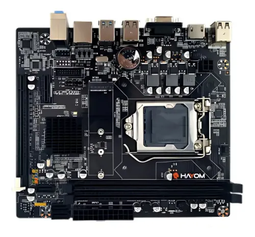 Placa Mãe B75 Ddr3 M.2 Nvme Gamer Usb 3.0 1155 I3 I5 I7 Preto