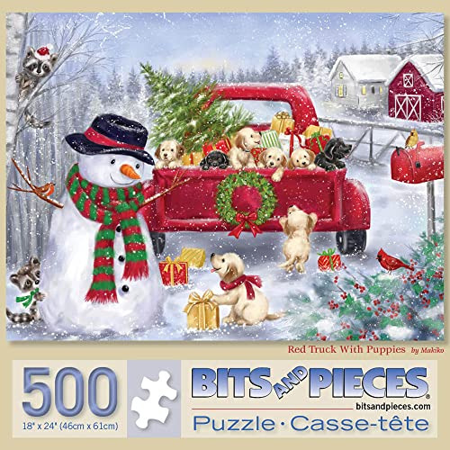 - 500 Piece Jigsaw Puzzle For Adults 18  X 24  - Red Tr...
