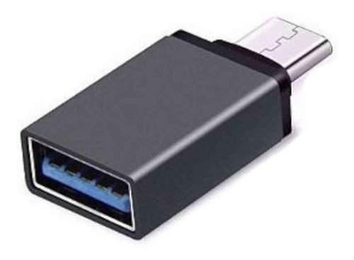 Imagen 2 de 2 de Adaptador Otg Usb Tipo C 3.1 Macho A Usb 3.0 Hembra