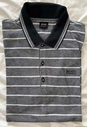 Chomba Hugo Boss Gris A Rayas Santa Fe Cp 3000