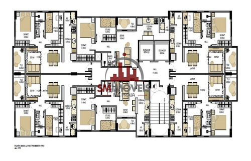 Imagem 6 de 6 de Apartamento No Caiçara Praia Grande - Ap02478 - 68928791