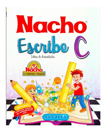 Libro De Inicial De Actividades Nacho Escribe (c) X1 Und