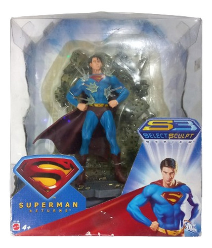 Superman Returns Invulnerable Select Sculpt Mattel 2006