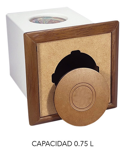 Urna Funeraria Infantil Para Cenizas Mdf Y Base De Madera