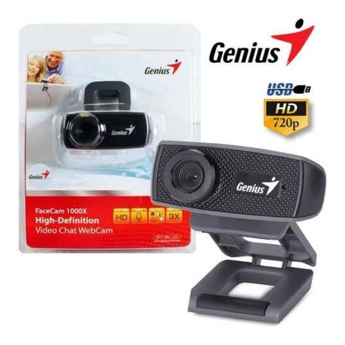 Camara Web Genius Facecam 1000x V2 Up To 720p Hd Zoom