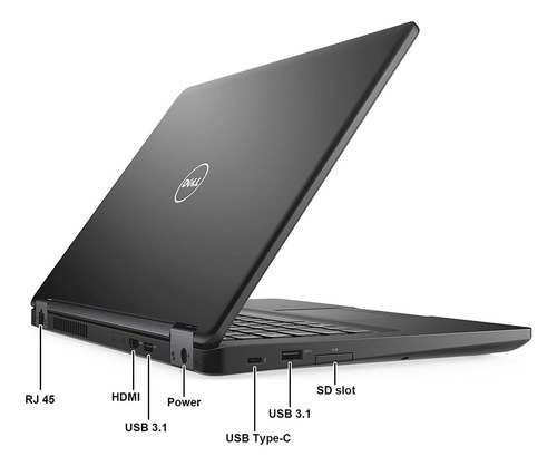 5 Pza Dell Latitude 5480/ I5-6th/ 8gb +128gb M2/ Sin Batería Negro (Reacondicionado)