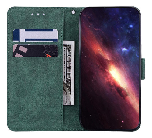 For Motorola Moto G53 5g Flip Folio Wallet Cover Pu Funda