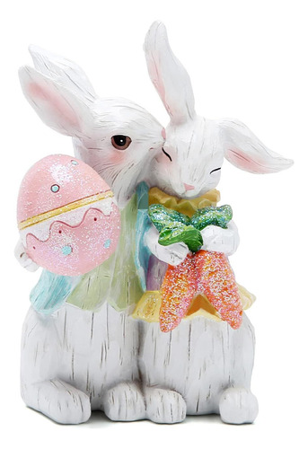 Decoración De Pareja, Mesa De Conejitos De Pascua.