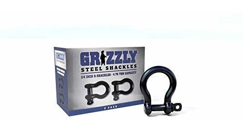 Grizzly Anilla En D Grilletes (2 unidades) 3/4 inch  heavy 