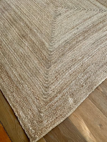Alfombra Rectangular Yute 2.3 M 1.6 M Yute Trenzado Beige/marrón (Usado)
