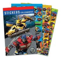 Comprar Block De Stickers Calcomanías Transformers 250 Calcomanías 