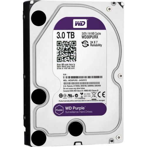 Disco Duro Interno Wd Purple 3tb / Videovigilancia / Sata 3