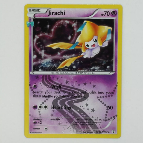 Cartas Pokemon Jirachi Holo Radiant Collection