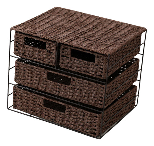 Caja De Almacenamiento De Papel Tipo De Cajón De Gran