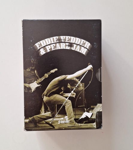 Box Dvd Pearl Jam E Eddie Vedder Raridade Edição Limitada (Usado)