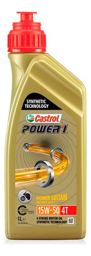 Aceite Castrol Power 1 4t 15w50 1lt