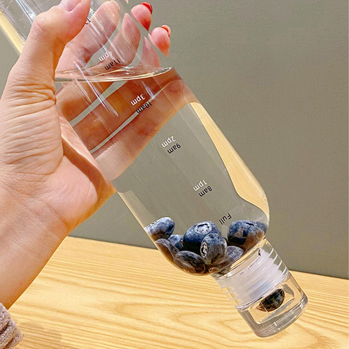 Botella De Agua Sellada Para Exteriores, Taza De Agua Transp