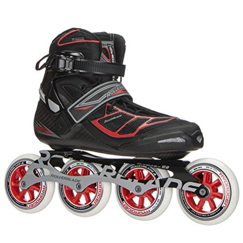 Rollerblade Tempest 100 Patines En Línea Negro /rojo-10