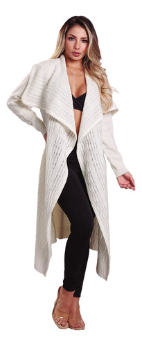 Abrigo Cardigan De Moda Elegante Para Mujer 9301 Tej