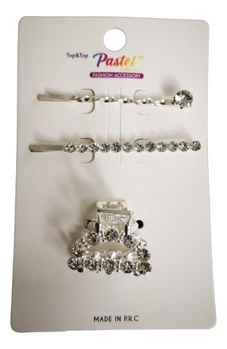 Broche De Strass Clips Horquillas Para Peinados De Fiesta 