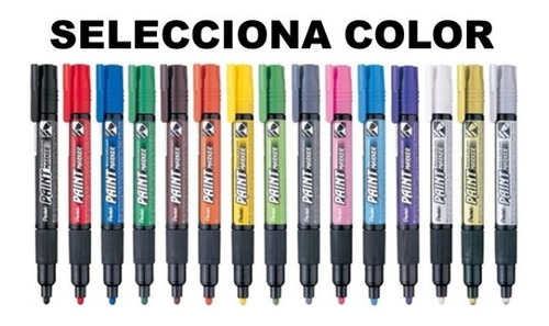 Imagen 1 de 2 de Marcador Paint Marker Pentel Plumon Aceite Permanente