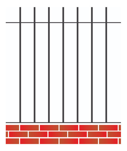 Cerramiento Perimetral En Varillas De 16 Mm Herrería 2 Manos