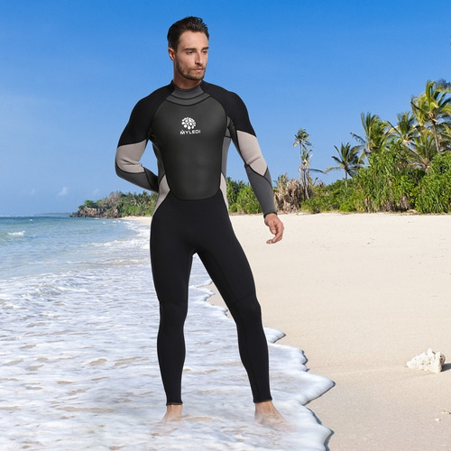 Traje De Baño De Cuerpo Completo 3 Mm Para Hombres , Con Cr | Mercado Libre