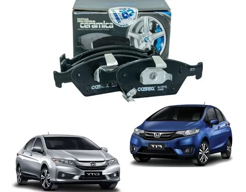 comprar Pastilha Diant Cerâmica Honda New Fit 1.4 16v Dx 2013 Cobreq