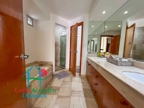 Cad Xcaret 15. ¡escápate Al Paraíso! Casa Con Alberca Privada, Jardín Y Club De Playa En Acapulco Diamante
