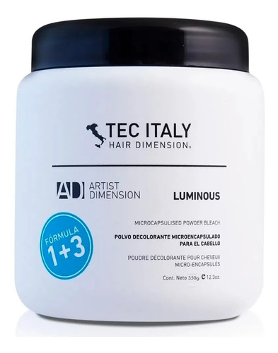 Decolorante Tec Italy  Luminous tono deco x 840mL