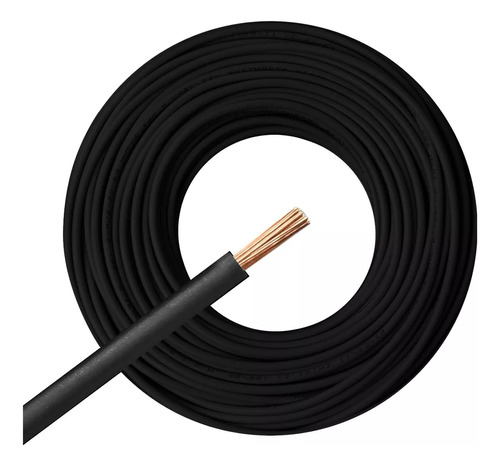 Cable Unipolar Kalop Normalizado 2.5mm X25m Negro Cat 5